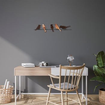 Decorative Metal Wall Accessory Muhabbet Multicolor