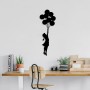 Decorative Metal Wall Accessory Banksy - 12 Black