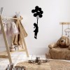 Wallxpert Decorative Metal Wall Accessory Banksy - 12 Black