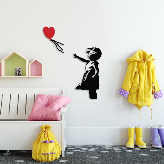Decorative Metal Wall Accessory Banksy - 13 Black
Red Decorative Metal Wall Accessory Banksy - 13 Black
Red