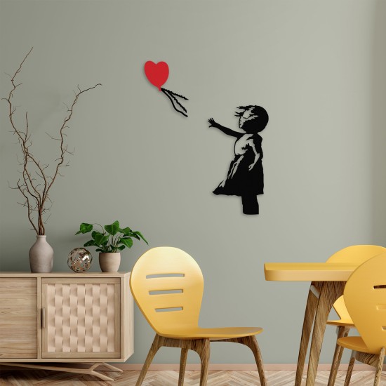 Decorative Metal Wall Accessory Banksy - 13 Black
Red Decorative Metal Wall Accessory Banksy - 13 Black
Red