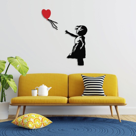 Decorative Metal Wall Accessory Banksy - 13 Black
Red Decorative Metal Wall Accessory Banksy - 13 Black
Red
