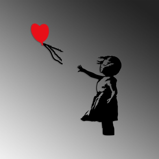 Decorative Metal Wall Accessory Banksy - 13 Black
Red Decorative Metal Wall Accessory Banksy - 13 Black
Red