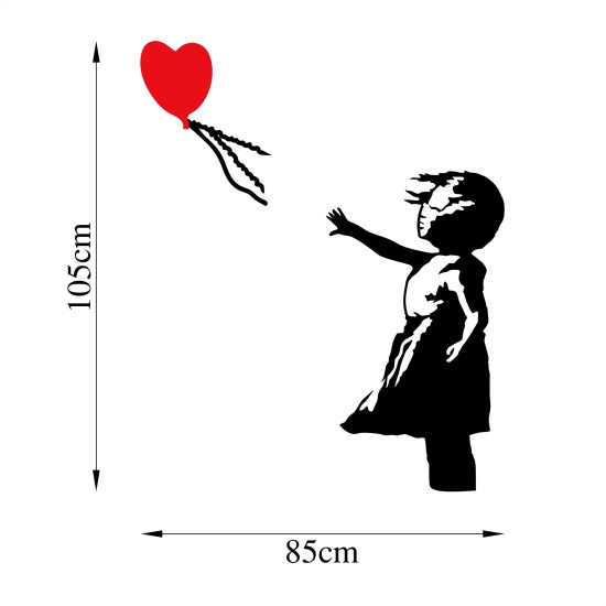 Decorative Metal Wall Accessory Banksy - 13 Black
Red Decorative Metal Wall Accessory Banksy - 13 Black
Red