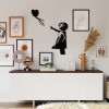 Decorative Metal Wall Accessory Banksy - 14 Black