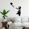 Decorative Metal Wall Accessory Banksy - 14 Black