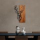 Wallxpert Decorative Wooden Wall Accessory Red Deer 1 Walnut
Black