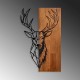 Wallxpert Decorative Wooden Wall Accessory Red Deer 1 Walnut
Black