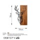 Wallxpert Decorative Wooden Wall Accessory Red Deer 1 Walnut
Black