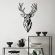 Decorative Metal Wall Accessory Red Deer 2 Black Wallxpert Decorative Metal Wall Accessory Red Deer 2 Black