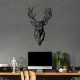 Decorative Metal Wall Accessory Red Deer 2 Black Wallxpert Decorative Metal Wall Accessory Red Deer 2 Black