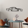 Decorative Metal Wall Accessory Chevrolet Camaro Silhouette Black