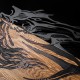 Wallxpert Decorative Wooden Wall Accessory Horse 1 Walnut
Black