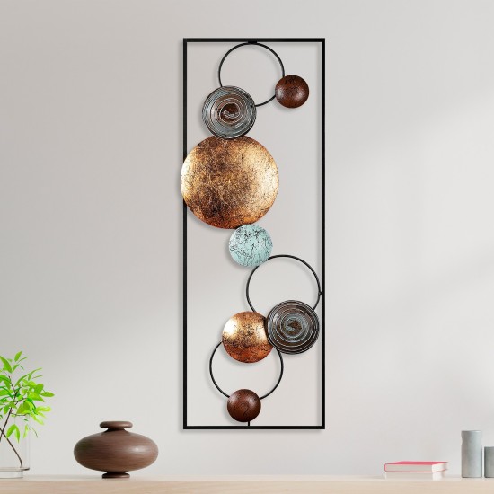 Decorative Metal Wall Accessory Textured - 8 Multicolor Wallxpert Decorative Metal Wall Accessory Textured - 8 Multicolor