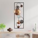 Decorative Metal Wall Accessory Textured - 8 Multicolor Wallxpert Decorative Metal Wall Accessory Textured - 8 Multicolor
