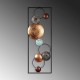 Decorative Metal Wall Accessory Textured - 8 Multicolor Wallxpert Decorative Metal Wall Accessory Textured - 8 Multicolor