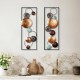 Decorative Metal Wall Accessory Textured - 9 Multicolor Decorative Metal Wall Accessory Textured - 9 Multicolor