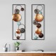 Decorative Metal Wall Accessory Textured - 9 Multicolor Decorative Metal Wall Accessory Textured - 9 Multicolor