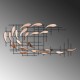 Decorative Metal Wall Accessory Sheen - 2 Multicolor Decorative Metal Wall Accessory Sheen - 2 Multicolor