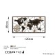 Decorative Metal Wall Accessory World Map Large - 1 Multicolor Wallxpert Decorative Metal Wall Accessory World Map Large - 1 Multicolor