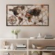 Decorative Metal Wall Accessory World Map Large - 3 Multicolor Wallxpert Decorative Metal Wall Accessory World Map Large - 3 Multicolor