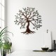 Decorative Metal Wall Accessory Tree - 1 Multicolor Decorative Metal Wall Accessory Tree - 1 Multicolor