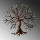 Decorative Metal Wall Accessory Tree - 1 Multicolor Decorative Metal Wall Accessory Tree - 1 Multicolor
