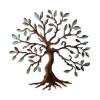 Decorative Metal Wall Accessory Tree - 1 Multicolor