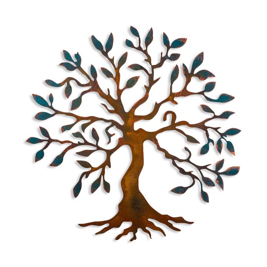 Decorative Metal Wall Accessory Tree - 2 Multicolor Decorative Metal Wall Accessory Tree - 2 Multicolor