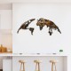 Decorative Metal Wall Accessory World Map Medium - 3 Multicolor Wallxpert Decorative Metal Wall Accessory World Map Medium - 3 Multicolor