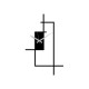 Wallxpert Decorative Metal Wall Clock Corner Black