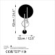 Decorative Metal Wall Clock Full Empty Black Wallxpert Decorative Metal Wall Clock Full Empty Black