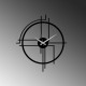 Decorative Metal Wall Clock Minimal Black Decorative Metal Wall Clock Minimal Black