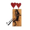 Wallxpert Decorative Wooden Wall Accessory Banksy - 18 Walnut
Black
