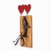 Wallxpert Decorative Wooden Wall Accessory Banksy - 18 Walnut
Black