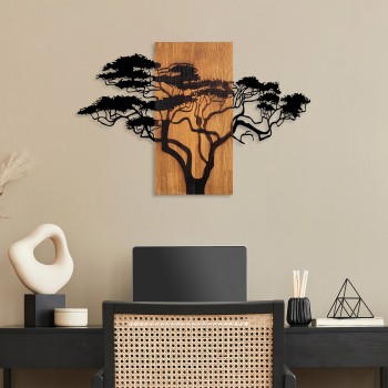Decorative Wooden Wall Accessory Acacia Tree - 387 Walnut
Black