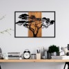 Wallxpert Decorative Wooden Wall Accessory Acacia Tree - 388 Walnut
Black