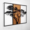 Wallxpert Decorative Wooden Wall Accessory Acacia Tree - 388 Walnut
Black