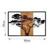 Wallxpert Decorative Wooden Wall Accessory Acacia Tree - 388 Walnut
Black
