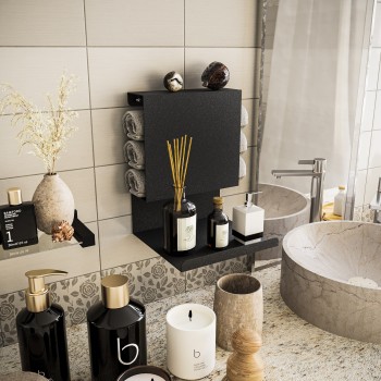 Wall Shelf Brano Black