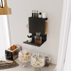 Wall Shelf Brano Black