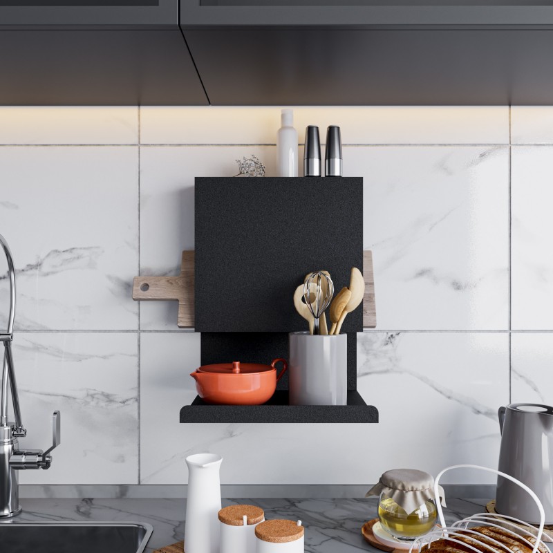 Wall Shelf Brano Black