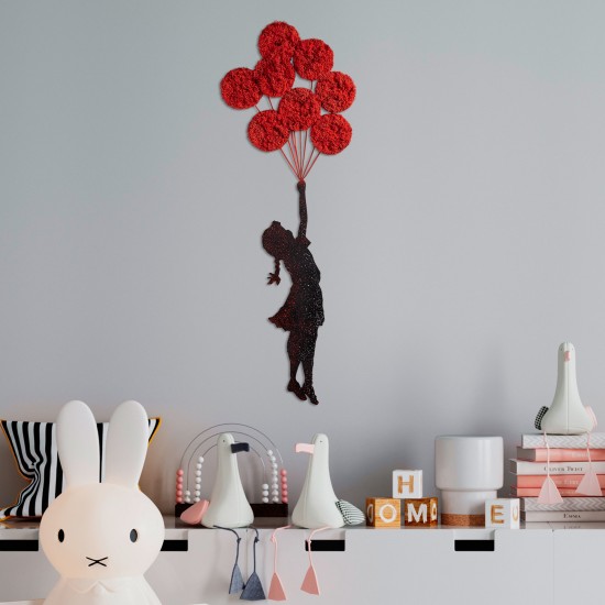 Decorative Metal Wall Accessory Banksy - 11-1 Red
Black Wallxpert Decorative Metal Wall Accessory Banksy - 11-1 Red
Black