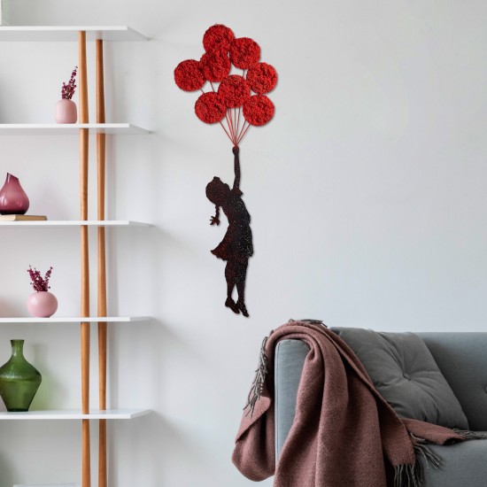 Decorative Metal Wall Accessory Banksy - 11-1 Red
Black Wallxpert Decorative Metal Wall Accessory Banksy - 11-1 Red
Black
