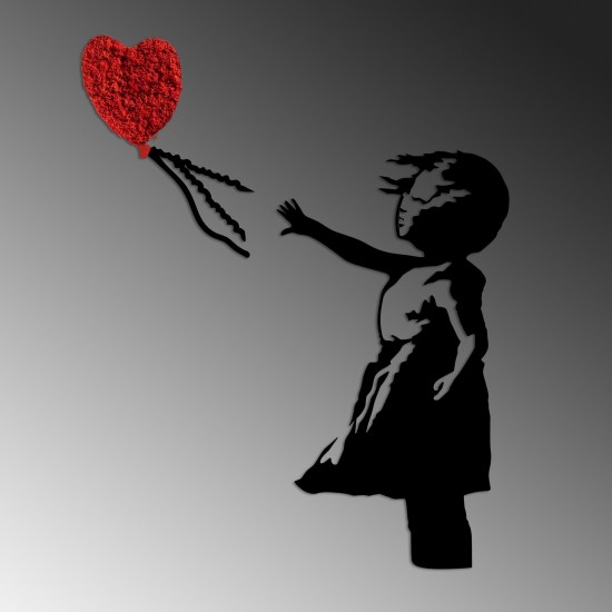 Decorative Metal Wall Accessory Banksy - 13-1 Red
Black Wallxpert Decorative Metal Wall Accessory Banksy - 13-1 Red
Black