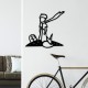 Wallxpert Decorative Metal Wall Accessory The Little Prince 3 Black