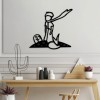 Wallxpert Decorative Metal Wall Accessory The Little Prince 3 Black
