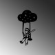 Decorative Metal Wall Accessory The Little Prince 6 Black Decorative Metal Wall Accessory The Little Prince 6 Black