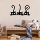 Wallxpert Decorative Metal Wall Accessory Cat 5 Black