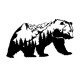Decorative Metal Wall Accessory Orso-1 Black Wallxpert Decorative Metal Wall Accessory Orso-1 Black